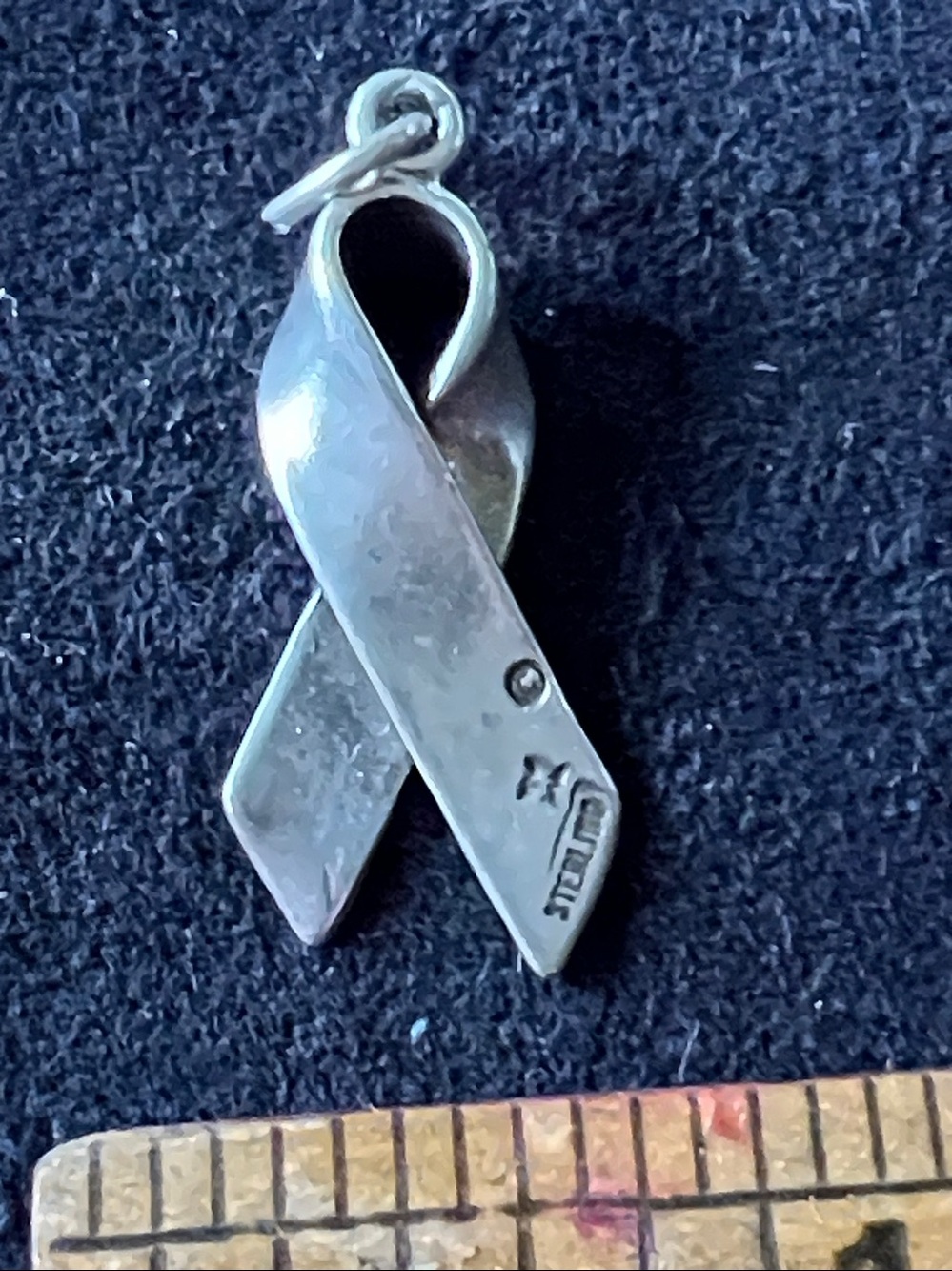 Beat Breast Cancer Sterling Silver charm